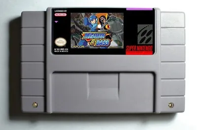 Mega Man & Bass SNES 16-Bit Game Cartridge USA NTSC Only English • $19.99