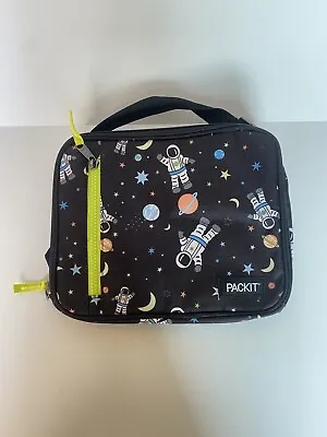 $9.97 • Buy PackIt Lunch Box Freezable Lunch Bag With Built In Ice Packs Zippered Astronaut