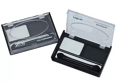 £2.99 • Buy Saffron Black & White Duo Eyeshadow Eye Shadow With Applicator