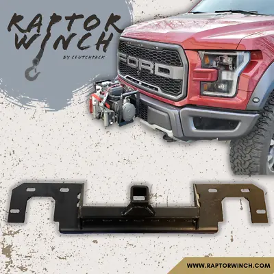 Front Winch Receiver Hitch Mount 2017-2020 Ford F150 Raptor! Easy Bolt On! • $549