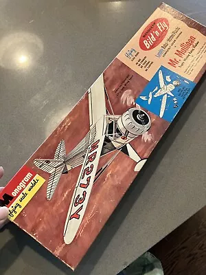 Monogram Bild N Fly Mr Mulligan Rubber Power Vintage Balsa Model Airplane Kit • $21.50