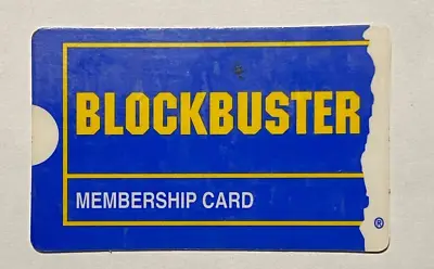 1st BLOCKBUSTER VIDEO Membership Card 1996 NY No URL Not Laminated Plastic Card • £23.70