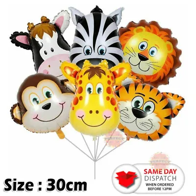 £2.16 • Buy Jungle Animal Balloons Birthday Party Safari Animal Theme Balloon Decorations