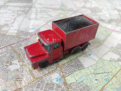 Husky Guy Warrior Red Coal Truck Die Cast 1/64 Great Britain Vtg Full Load Dump • £4.99