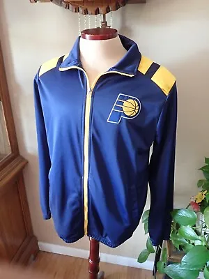 NBA Indiana Pacers GIII Sports By Carl Banks Men's M Zippered Jacket • $28.99