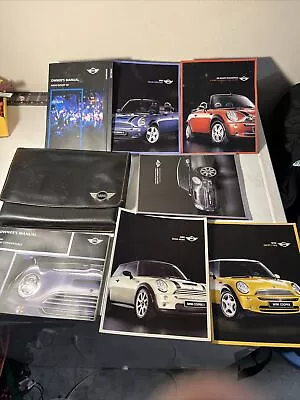 Mini Cooper Convertible Owners Manual 2006  With All Service Books In A Case • $29