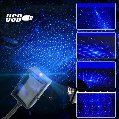 Car Accessories Interior USB LED Atmosphere Star Sky Lamp Ambient Night Light • $23.24