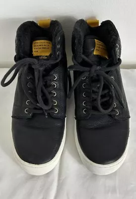 Vans OTW Collection Men’s Black  All Leather High Top Sneakers Shoes  - Size 9US • $99