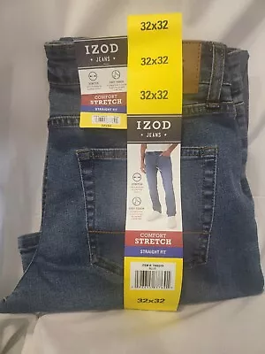 IZOD Jeans Straight Fit Blue Size 32x32 **BRAND NEW** • $23