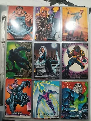 1992 Marvel Masterpieces Base Set Of 100  NM/MINT FREE SHIPPING! T238 • $59