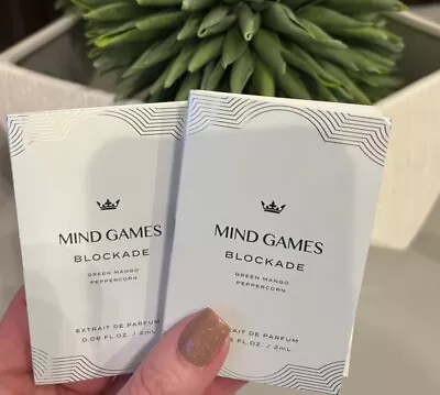 Mind Games ~ Blockade' Extrait De Parfum  2ml / .06 Oz. 2-pack • $21.95