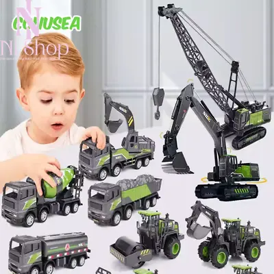 Car Toy Education Toys Truck Excavator Crane Construction Vehicle Children Kids • $20.99
