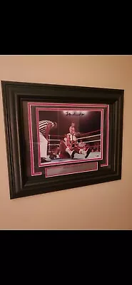 Muhammed Ali SIGNED PSA Autographed  Authenticated Photo  OVER FOREMAN   • $850