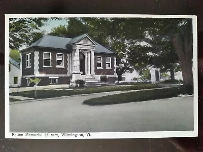 Pettee Memorial Library Wilmington VT - Pre WWI Rough Edges • $4