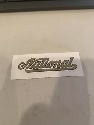 One Decal/ Logo Ncr Raised  For Vintage National Cash Register Metal Receipt Box • $15.95