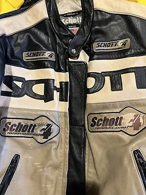 Vintage Schott Genuine Leather Jacket Size XXL • $299.99