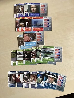 James Bond 007 Spy File Cards X 22  2002. • £5