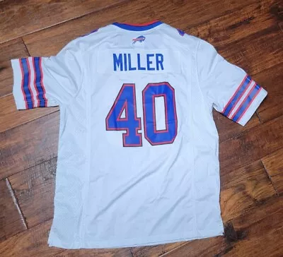 Buffalo Bills Von Miller #40 Nike Men's White Jersey Size Large • $30