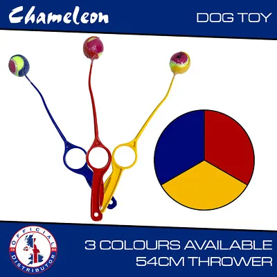 £2.65 • Buy Dog Ball Thrower Launcher With 2 Tennis Balls Pet Toy Raining Exercise 54cm 