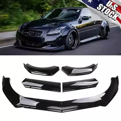 For Infiniti G37 Sedan Coupe Front Bumper Cover Lip Spoiler Splitter Body Kit • $52.95