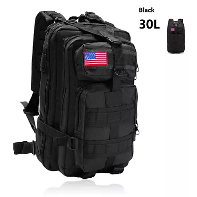 30L Military Molle Tactical Backpack Rucksack Camping Hiking Bag Outdoor Travel • $25.64