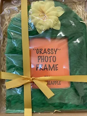 Handmade Craft Photo Frame With Grass And Daisy Cardboard With Fun Fur • £14.99