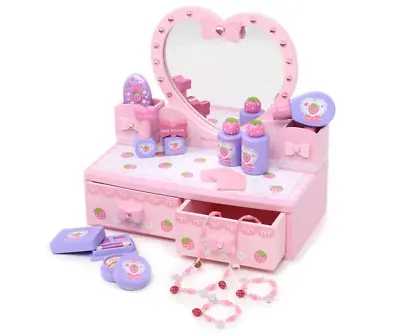 Mother Garden  Wooden Toy Heart Dresser With 11 Accessories Set F/S • $249