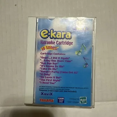 E-Kara Karaoke Cartridge Volume 1 Hasbro 2000 • $12.60