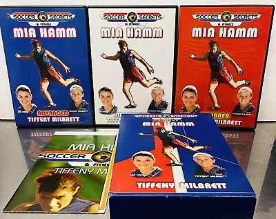 Soccer Training DVD Lot Soccer Secrets & Fitness Mia Hamm Fast Feet Fast Moves • $14.95