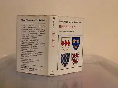 Observers Book Of Heraldry 1972- • £9.99