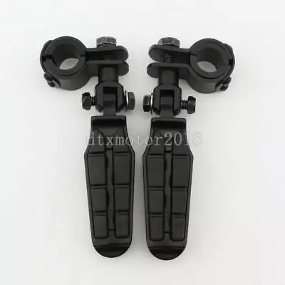 $74.75 • Buy Highway Crash Bar Foot Pegs W/ Clamp For Yamaha V-Star 650 950 1100 1300 Classic