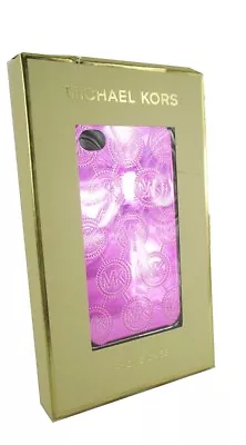 MICHAEL KORS Hot  Pink  Signature IPhone 4 Case Msrp $38.00 • $2.78