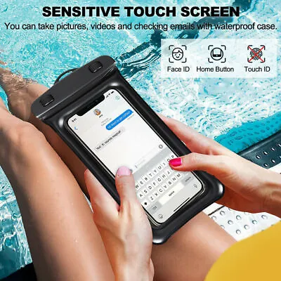 Waterproof Phone Case For IPhone 12 13 Pro 11 X 15 MAX 8 7 6 S 5 XR Pouch Bag • £3.99