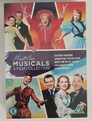 MUST SEE MUSICALS DVD Boxset 5 Film Collection Sealed Calamity Jane NEW • £11.99