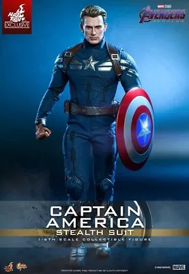 Hot Toys MMS607 Captain America Stealth Suit Edition - Brand New Sealed Shipper • $649.99