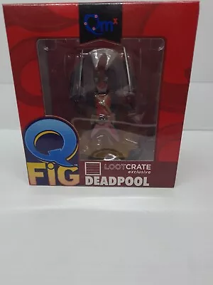 Q Fig Marvel Deadpool Red Outfit Lootcrate 2015 Brand New In Box Ryan Reynolds  • $34.95