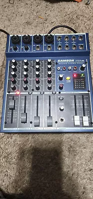 Samson MDR6 Channel Audio Mixer With Hard Disk Mode W/ Power Cable • $99.99