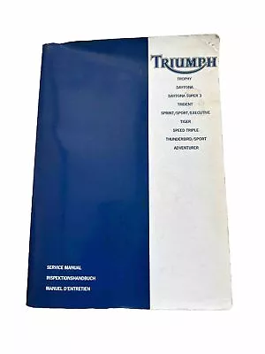 1998-2001 Triumph Thunderbird 900 Sport Shop Service Repair Manual 1999 2000 • $86.75
