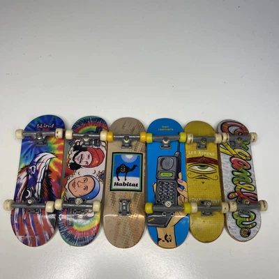$12 • Buy Vintage TECH DECK Mini Boards Lot Of 6 Toy Machine Enjoi Ben Raemers Habitat