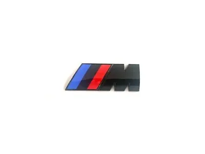 M Logo Power Sport Emblem Badge Blue Black Red Stripes • $7.99