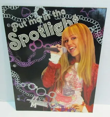 Miley Cyrus Hannah Montana Put Me In The Spotlight 3 Ring Binder School Folder • $11.99