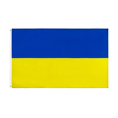 Ukraine National Flag Ukrainian Outdoor House Banner Grommets Quality 3x5 Feet • $4.98