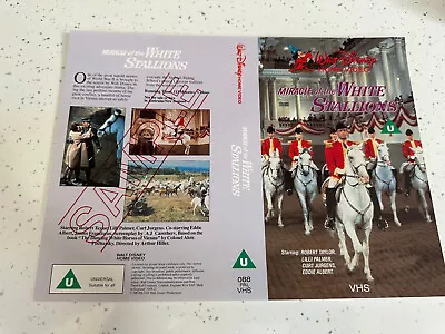 Miracle Of The White Stallions  - Sample  VHS Video Sleeve  -   Walt Disney • $7.45