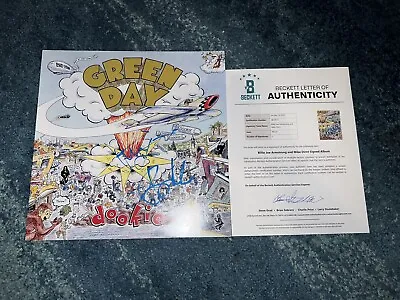 Billie Joe Armstrong & Mike Dirnt Signed Dookie Vinyl Album Green Day Beckett • $599.99