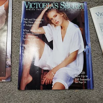 Victoria Secret 1988 Spring Preview Sale Lingerie Catalog Magazine W/ Order Form • $79.99