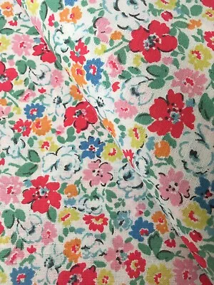 105cm L X 20cm W Cath Kidston Ditsy Mews Haberdashery Fabric Cotton New Floral • £6.49