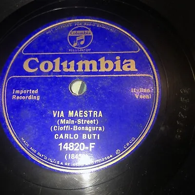 Carlo Buti - Via Maestra /columbia 14820 • $10.99