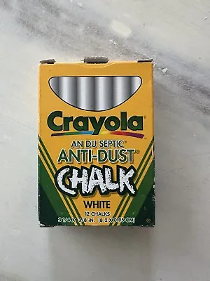 Vtg Crayola Anti-Dust Chalk Box No. 1402 Binney & Smith 1997 • $10