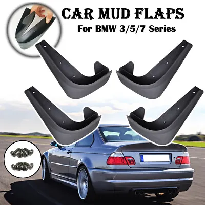 $22.99 • Buy Set Mud Splash Guards Mudguards Mudflaps For BMW E30 E46 E34 M3 E60 3 5 7 Series
