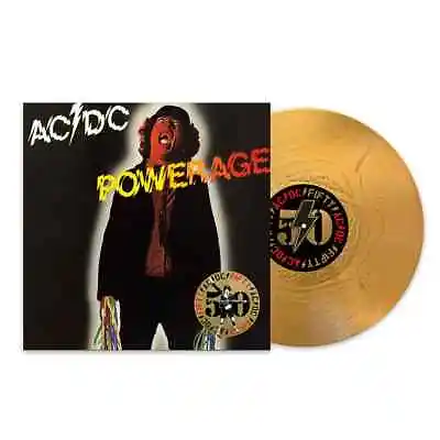 AC/DC - Powerage (50th Anniversary Edition) Gold Coloured Vinyl LP • $61.94